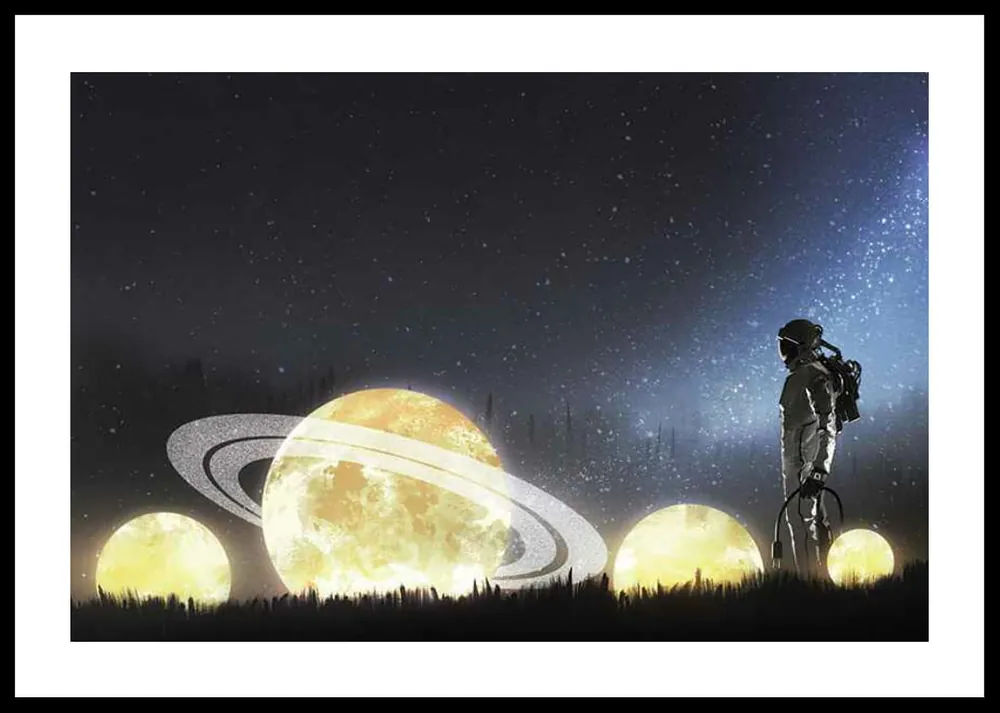 Space on Earth Poster Begrenztes Angebot