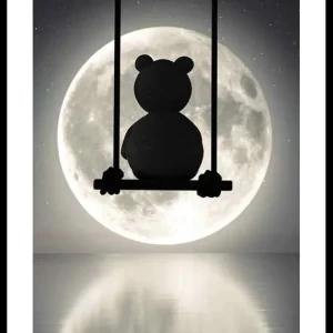 Versand Am Gleichen Tag Teddy Moon Poster