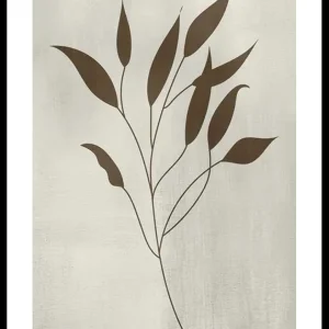 Plant Art No2 Poster Nur Heute