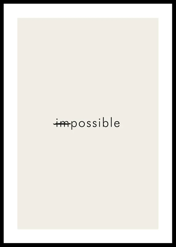 Must-Have Possible Poster