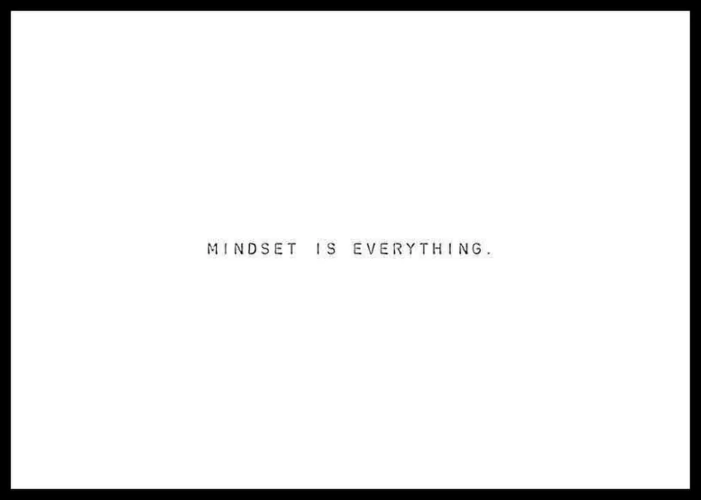Mindset Poster Heißes Angebot