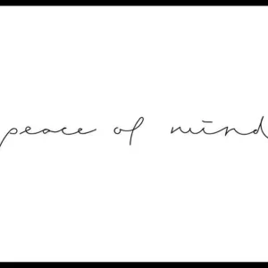 Peace of mind Poster Kostenloser Rückversand