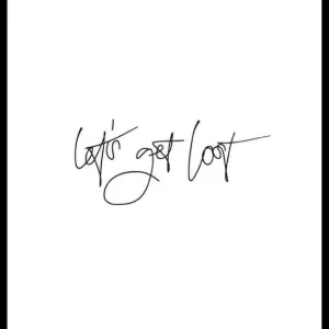 Let's Get Lost Poster Neu