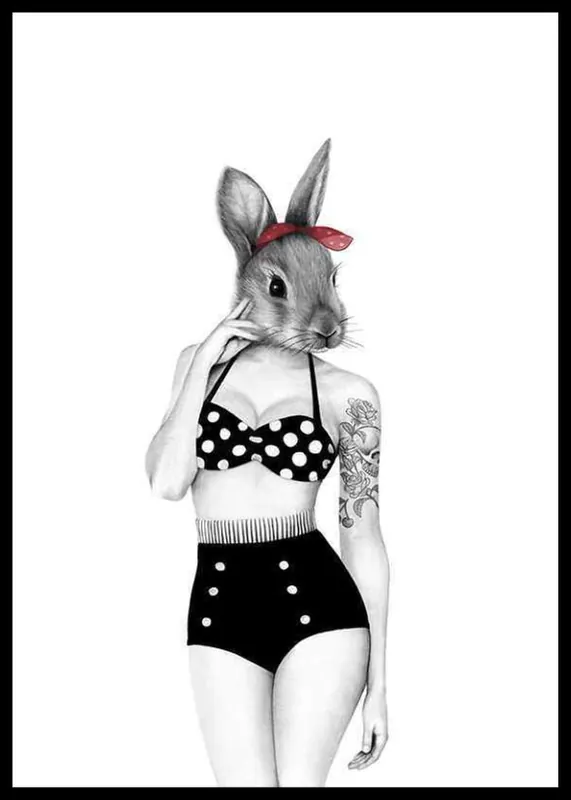 Sanna Wieslander Rockabilly Honey Poster Top-Preis