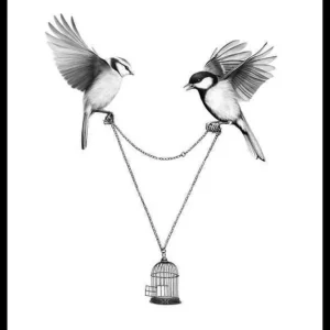 Markenprodukt Sanna Wieslander Free Spirit Poster