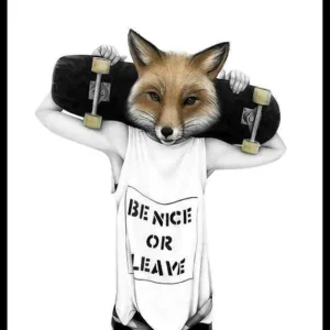 Sanna Wieslander Fox'N'Roll Poster Top-Angebot