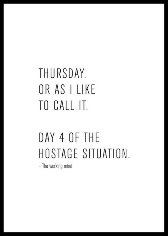 Thursday Poster Zertifiziert