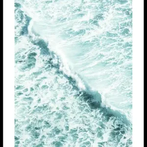 Water Foam Poster Kostenloser Versand