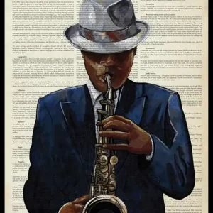 Sale Saxophone Poster