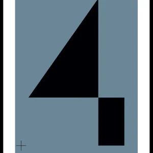 Preiswert Graphical Number 4 Poster