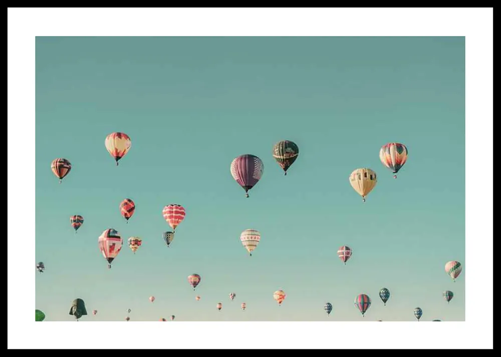 Rabatt Hot Air Balloons Poster