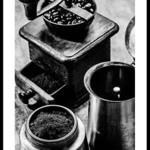Kostenloser Rückversand Coffee Mill Poster
