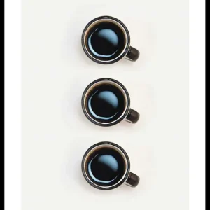 Three Cups Of Coffee Poster Mega-Angebot