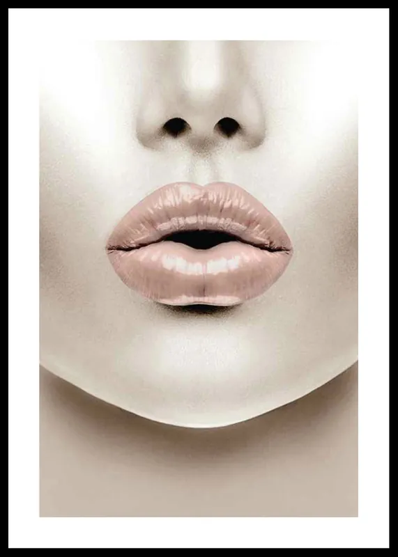 Geprüft Pink Lips Poster