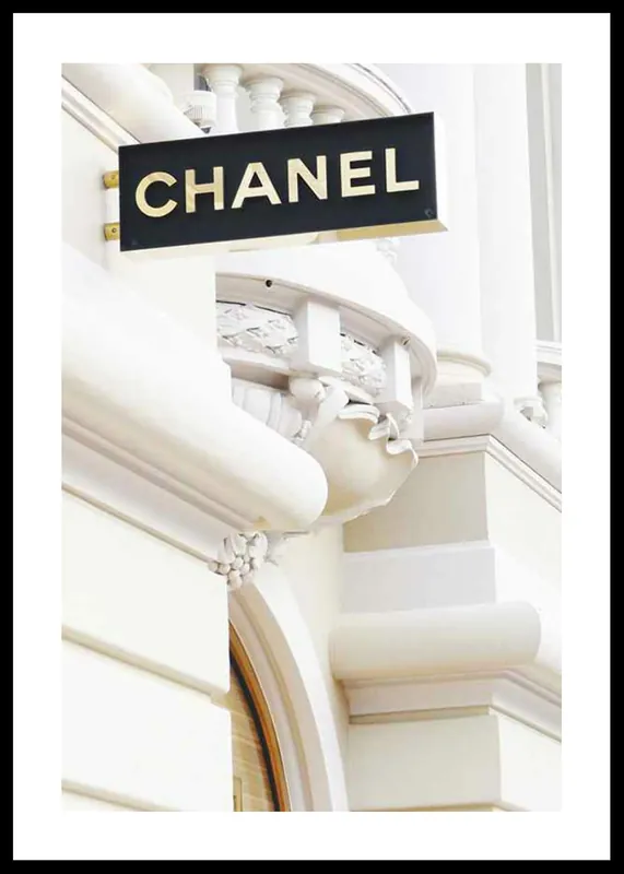 Geprüft Chanel Store No2 Poster