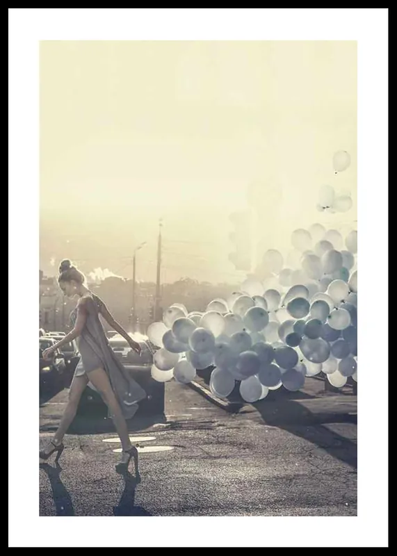 Sonderangebot Balloon Crossing Poster