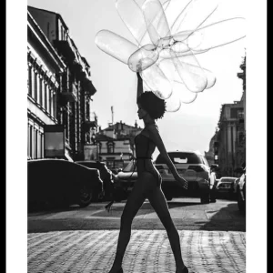 Holding Balloons Poster Top-Seller