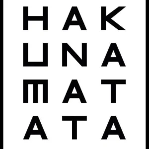 Kracherpreis Hakuna Matata Poster