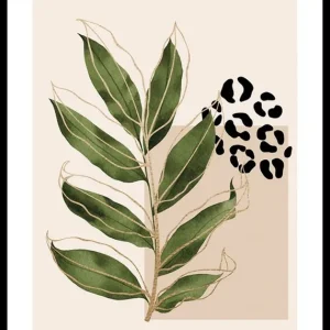 Abstract Leaves No2 Poster Knallerangebot