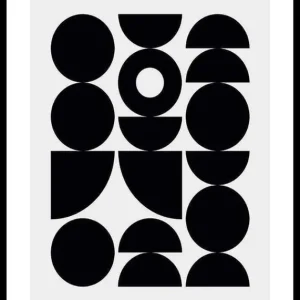 Sale Geometric Graphic Black No1 Poster