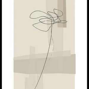 Abstract Flower No2 Poster Letzte Chance