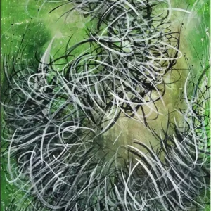 Begrenztes Angebot Abstrakte Acrylbilder, A. Freymuth: "Unausgesprochen" (A)
