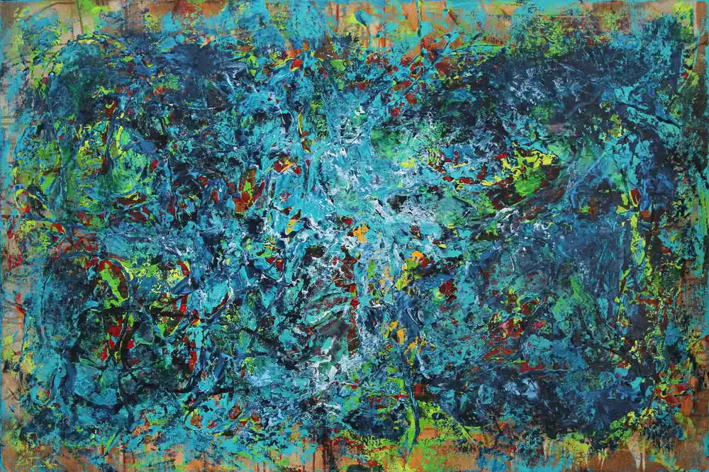 Sichere Zahlung Unikat: "Out of the Box I", Originalgemälde, J. Fernandez, Acrylbilder