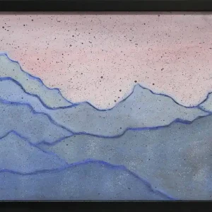 Gratis Versand C. Blechschmidt: "Alpen", Original/Unikat, zeitgenössisches Ölgemälde