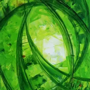 Neue Ware Gemälde abstrakt, R.König: "Looking for Harmony" (ri), Unikat/Original
