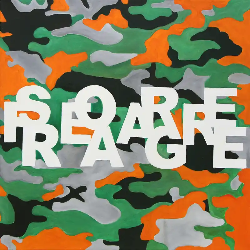 Rabatt Ölgemälde: "Camouflage Painting(Rage)", Original/Unikat, G. Steidinger