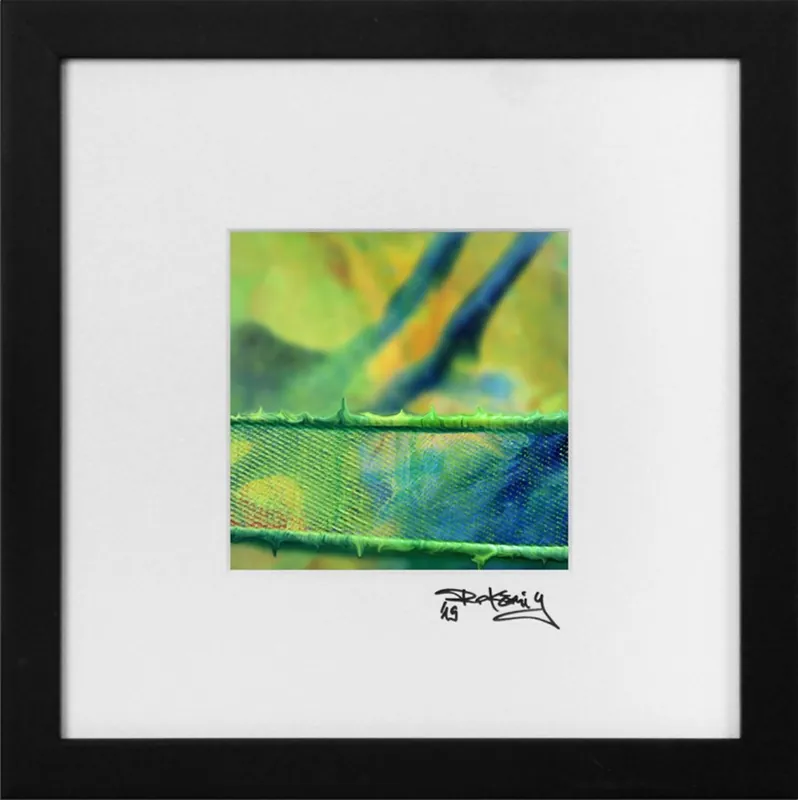 Kracherpreis Edition, signierter Kunstdruck, Raphael König: "Fenster zum realen Raum"