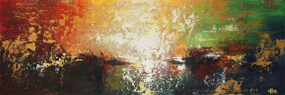 Originalgemälde: "Ferne Gestade XI", G. Hung, Unikat Top-Angebot