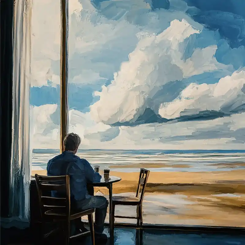 Must-Have Moderne Kunst: "Sehnsuchtsblick", H. Mühlbauer-Gardemin, Original/Unikat