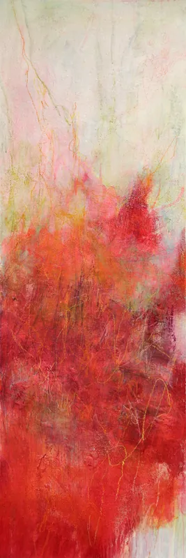R. Schleeh: "rot, rot, rot ist alles was ich habe", Originalgemälde (Unikat), zeitgenössische Kunst Heißes Angebot