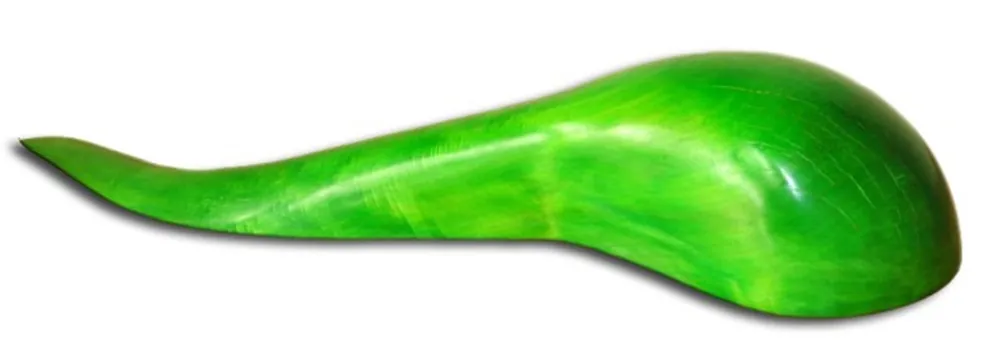 Skulptur, J. Zipfel : "GREEN FORM OF HOPE" Preiswert