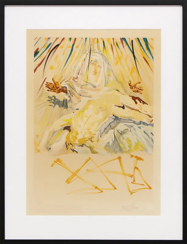 Direktkauf Salvador Dalí: "La Pieta Nera", handsignierte Originalgrafik