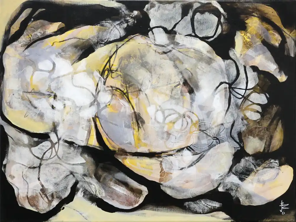 Acrylgemälde: "Fundstück 5", Original/Unikat, J. Riemer Jetzt Kaufen