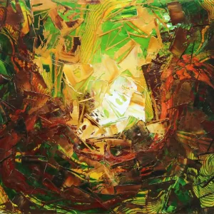 Originalgemälde: "Spirit of Asia III", Unikat, J. Fernandez Top-Angebot