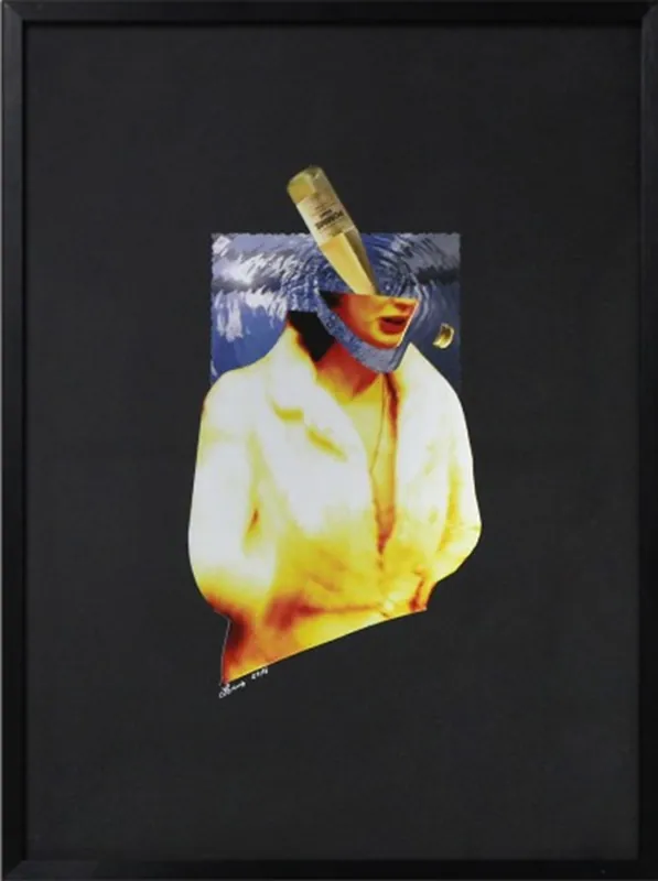 Surrealistische Collage, F. Lorenz: "Freie Gedanken" Knallerangebot