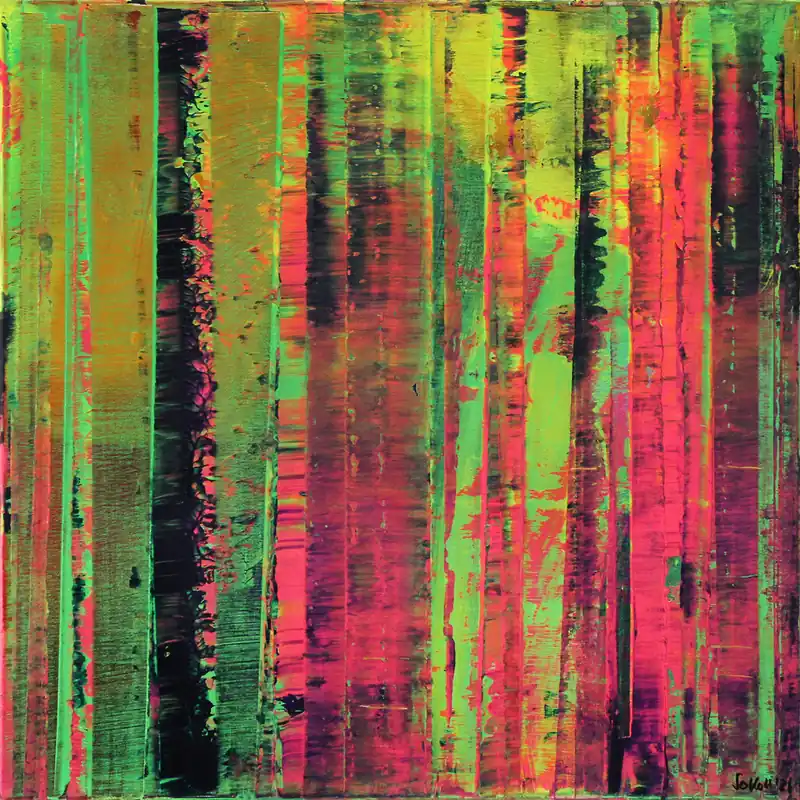 K. Sokoll: "Cross Section of a Rainbow", Originalgemälde (Unikat) (A) Sonderangebot