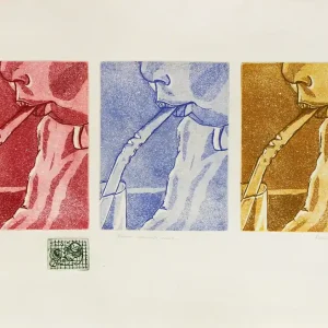 Finale Aktion K. Blechschmidt: "Sommer schmeckt nach Brause", originale Grafik/limitierte Auflage, Radierung (ohne Rahmen)