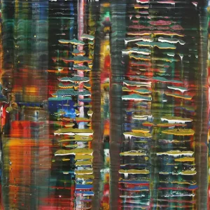 Acrylgemälde: "Behind VI", Original/Unikat, H.J. Uekötter Finale Aktion