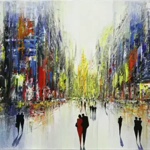 Nur Für Kurze Zeit Acrylgemälde: "Götter des Konsums VII", K. Namazi, Original/Unikat
