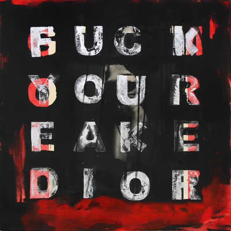 Neuheit Acrylgemälde: "Hard Core Glam II", Original/Unikat, G. Steidinger
