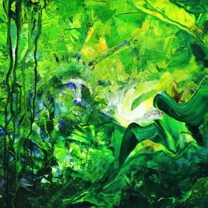 Abverkauf A. Garbe: "Welcome?", Edition, signierter Kunstdruck, Nr. 1/100