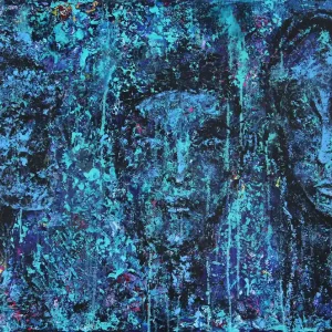 Günstig Unikat: "Love me!", Originalgemälde, J. Fernandez, Acrylbilder