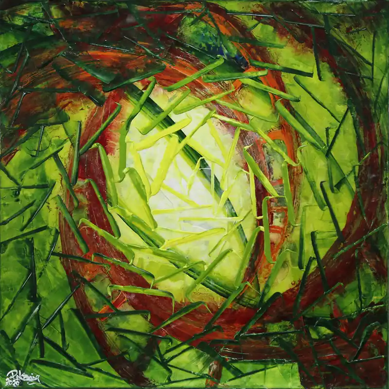 R. König: "Biosphere: Fullfillment", abstraktes Originalgemälde (Unikat) (ri) Jetzt Kaufen