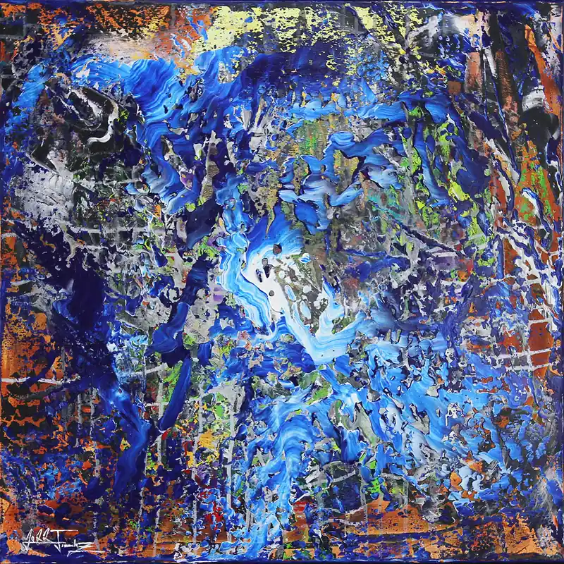 J. Fernandez: "Über den Wolken I", Originalgemälde (Unikat), Acrylbilder Top-Preis