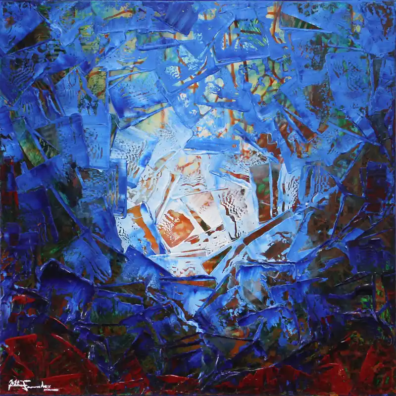 Wochenendangebot J. Fernandez: "Gegensätze III", Originalgemälde (Unikat)