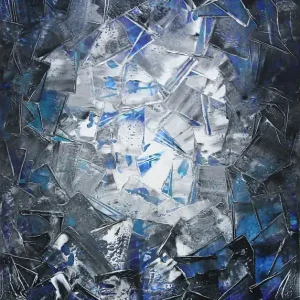 Mega-Angebot Unikat: "Arctic Beauty VI", Originalgemälde, J. Fernandez, Acrylbilder